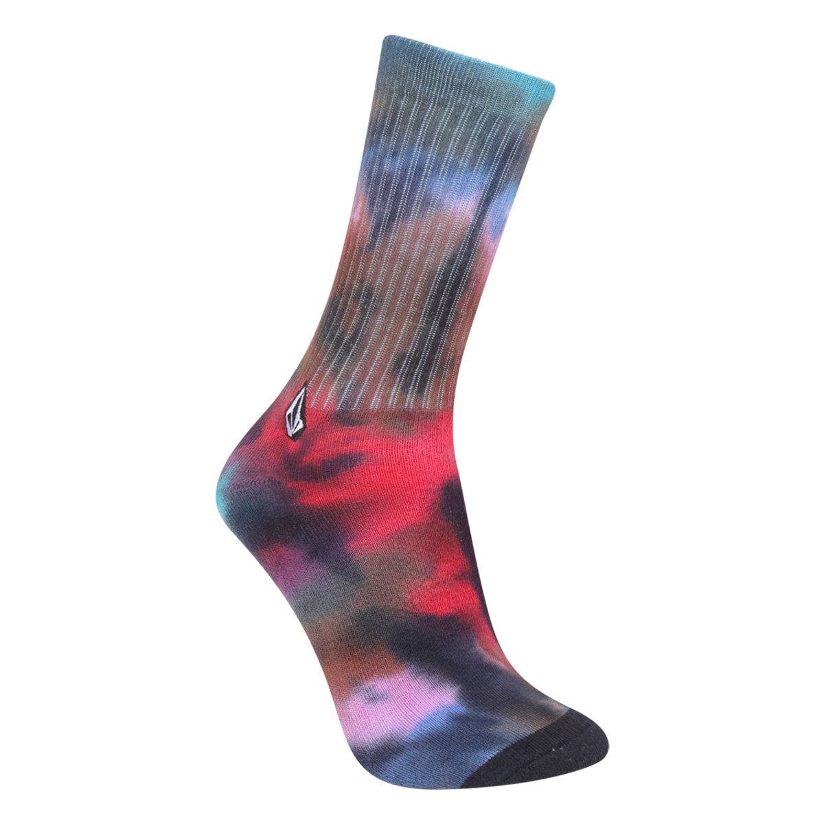 Meia Cano Alto Volcom Nangnar Tie Dye Masculina