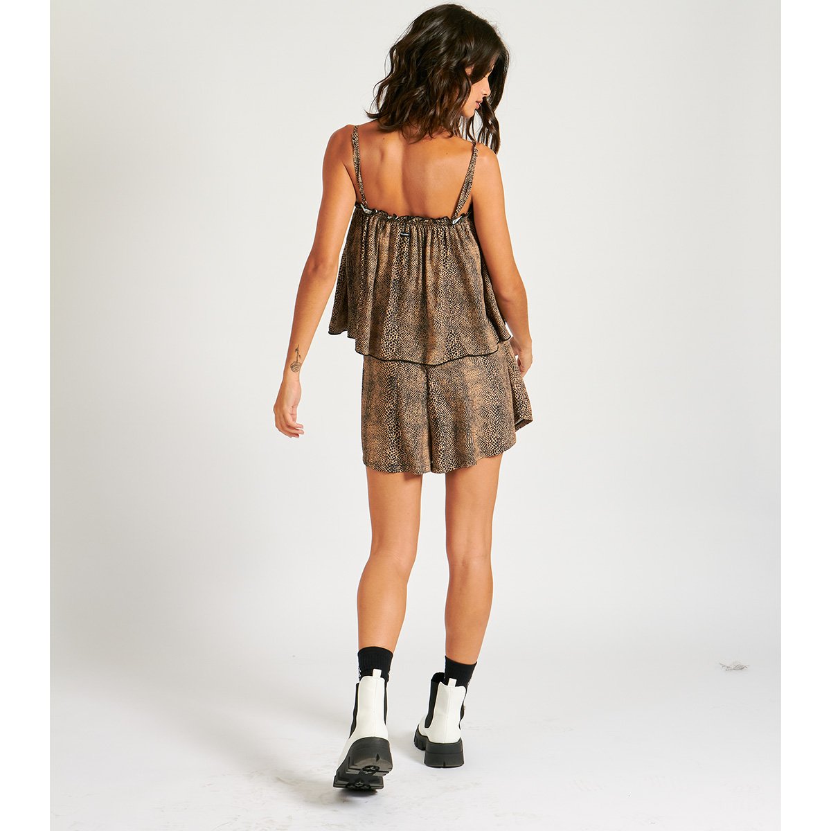 Short Volcom Animal Print Feminino - Tam: P - 2