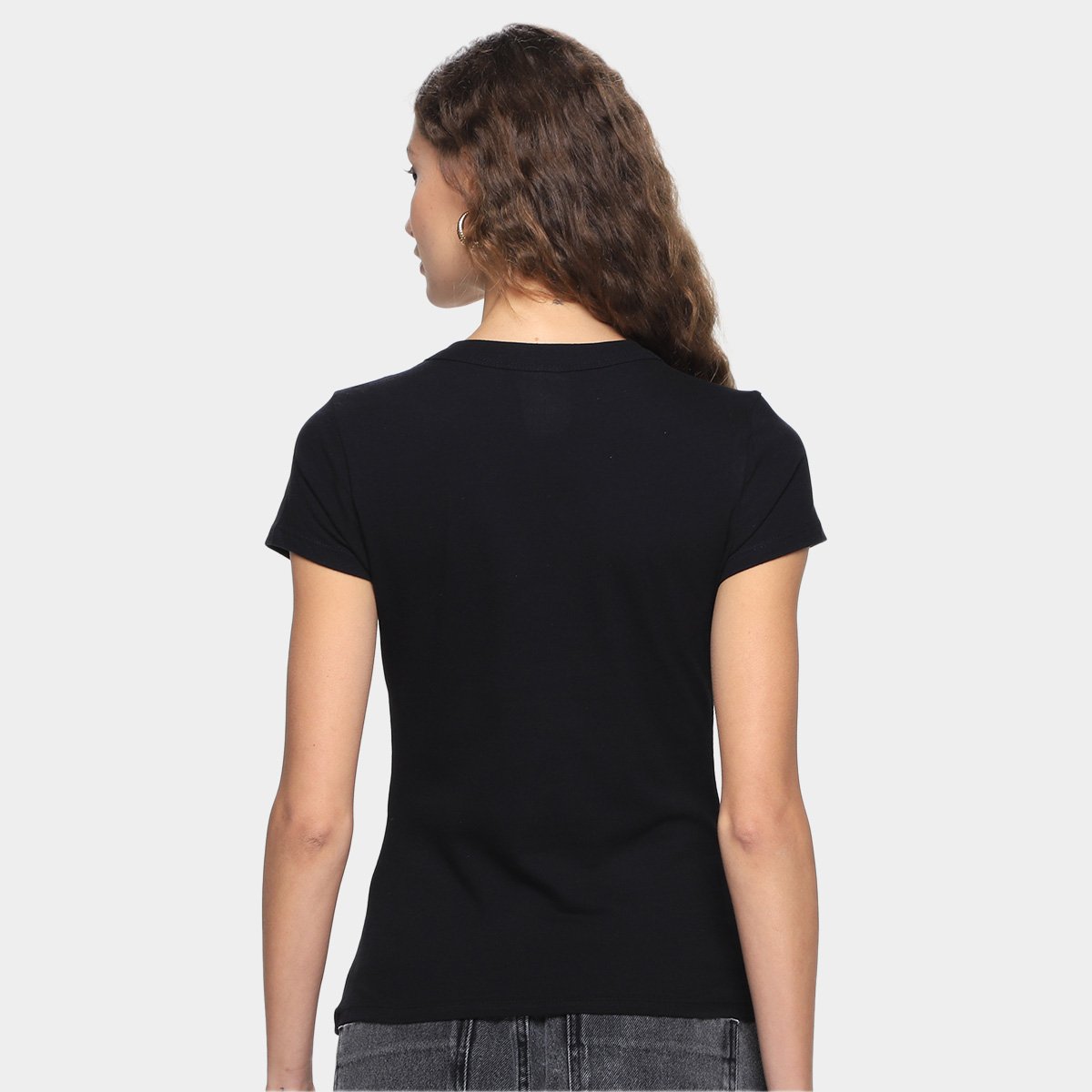 Kit Camiseta Hering C/ 5 Peças Feminina - Tam: P - 2