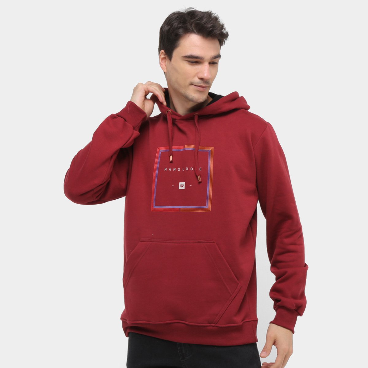 Moletom Hang Loose FC Loose Canguru Masculino