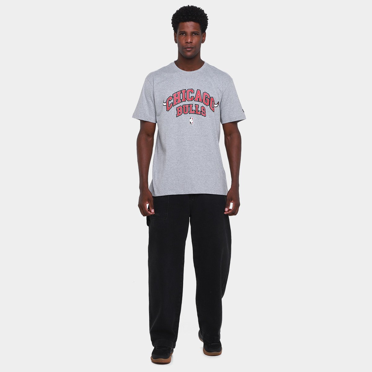 Camiseta NBA Chicago Bulls All Core New Era Masculina - Tam: M - 3