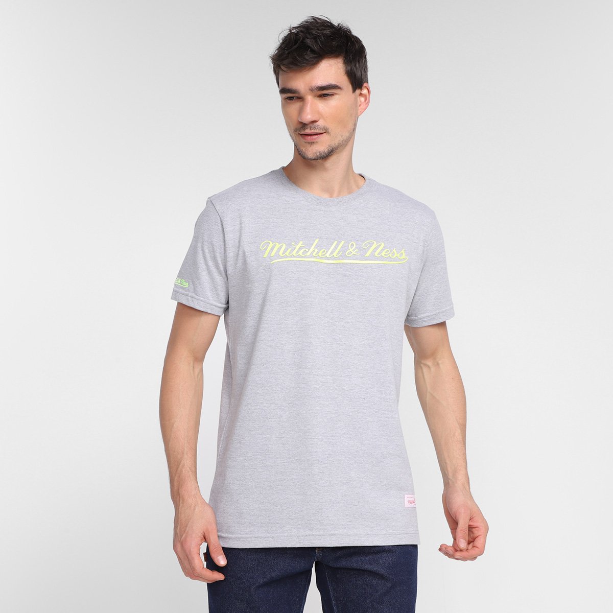 Camiseta Mitchell & Ness Logo Masculina
