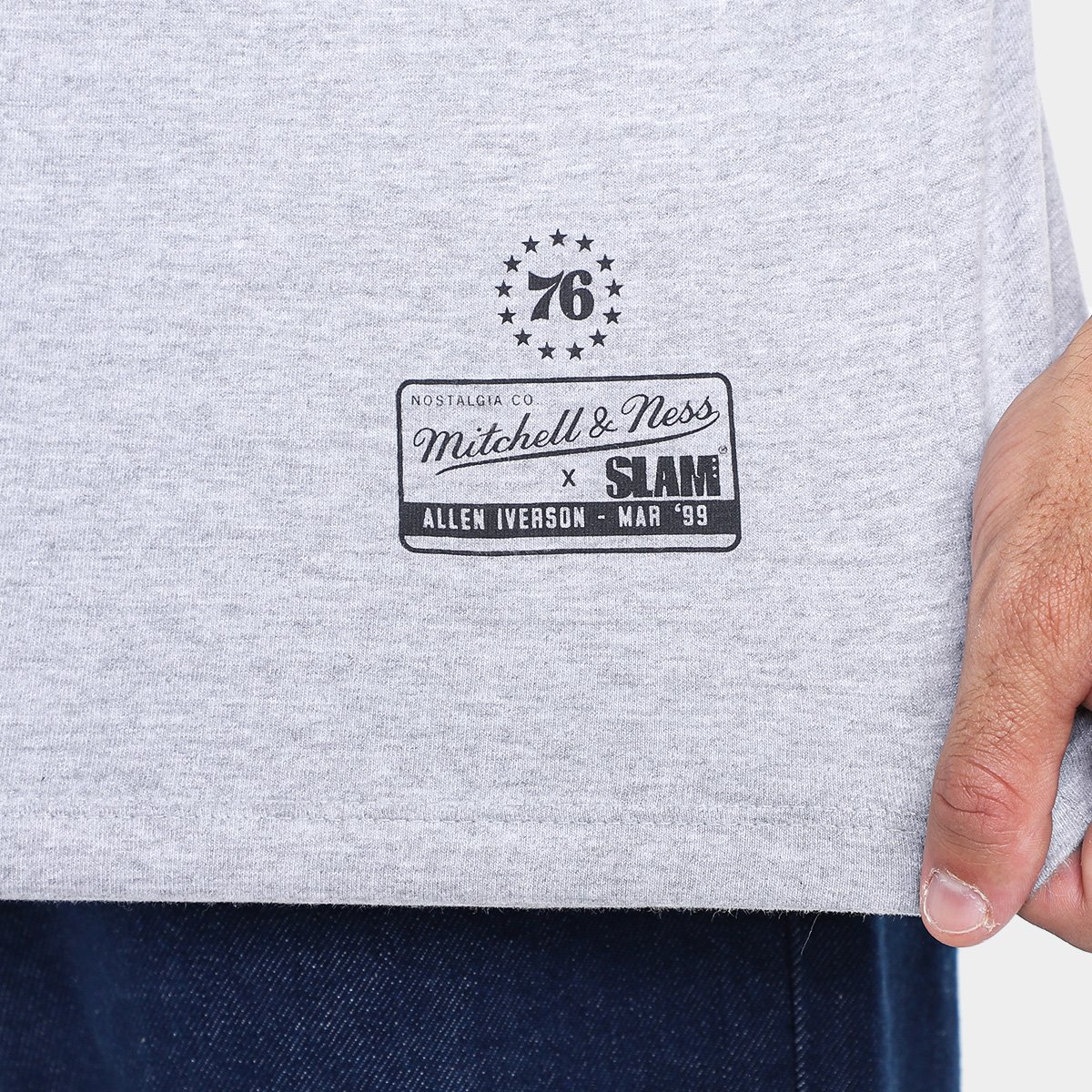 Camisa Sixers Mitchell & Ness Slam Iverson Masculina - Tam: P - 3