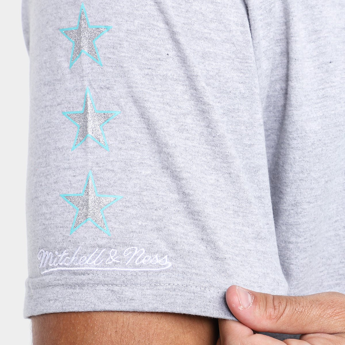 Camiseta San Antonio Spurs Mitchell & Ness Team Star Masculina - Tam: P - 2