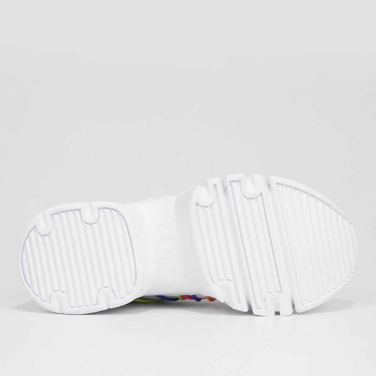Tênis Ramarim Chunky Multicolorido Feminino - Tam: 38 - 5