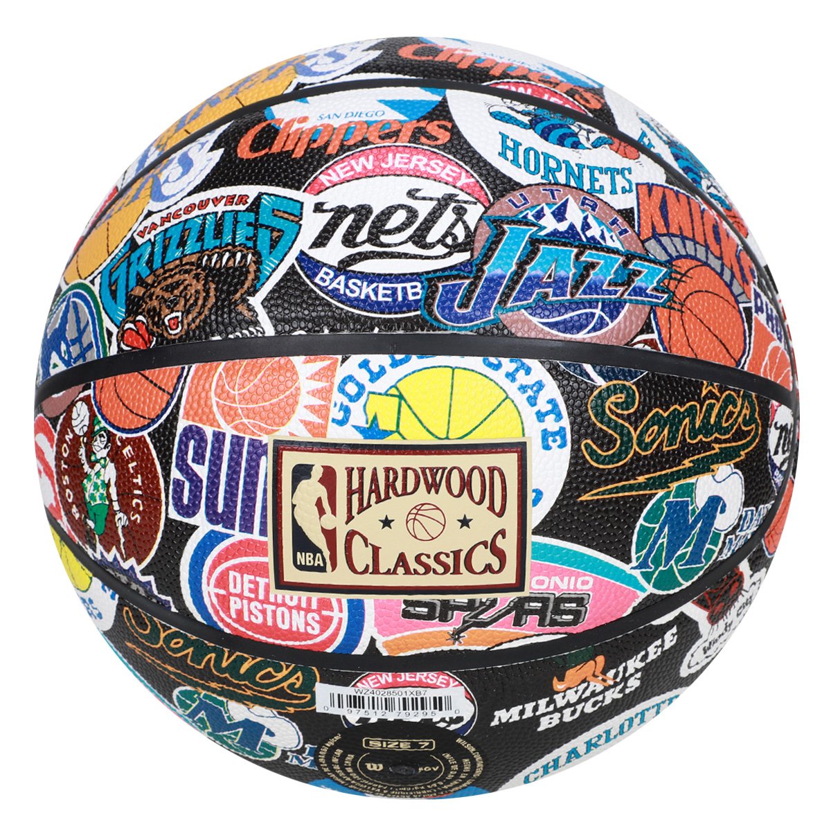 Bola Basquete Wilson NBA All Team Retro 7 - 1