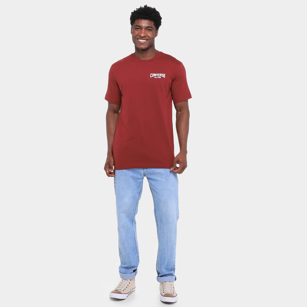 Camiseta Converse Connect Estam Masculina - Tam: P - 4