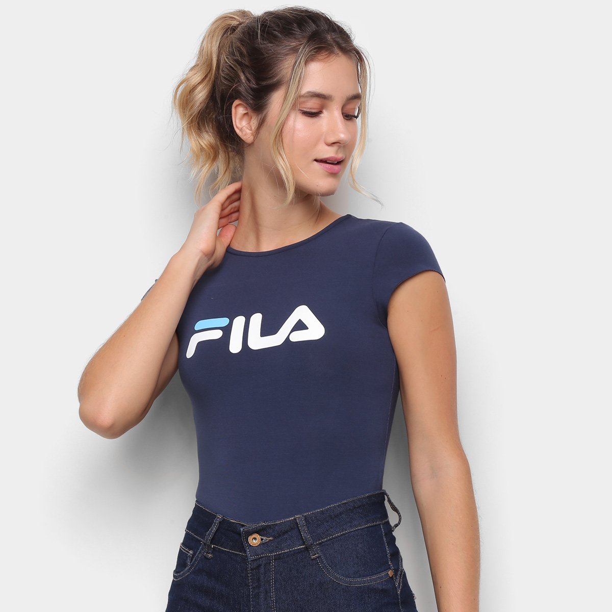Body Fila Easy Letter Feminino