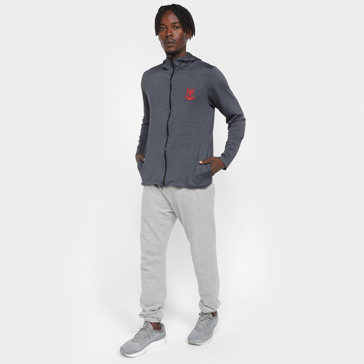 Jaqueta Flamengo Throw C/ Capuz Masculina - Tam: P - 3