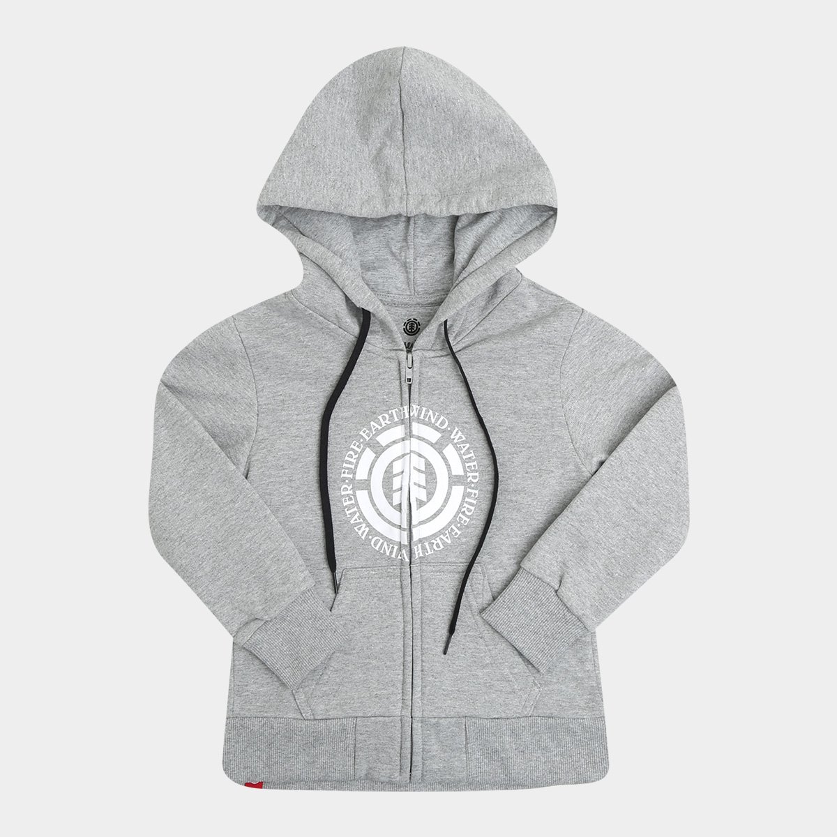 Moletom Juvenil Element Zip Up BK Logo Masculino