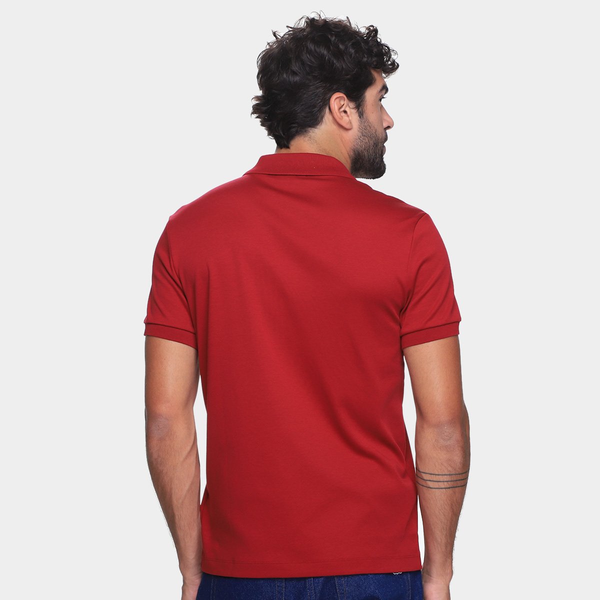 Camisa Polo Lacoste Regular Fit Algodão Leve Masculina - Tam: P - 1
