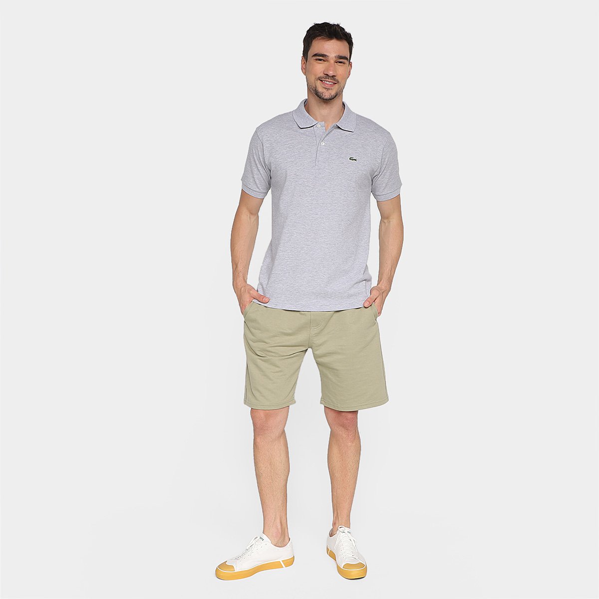 Camisa Polo Lacoste Lisa Masculina - Tam: P - 3