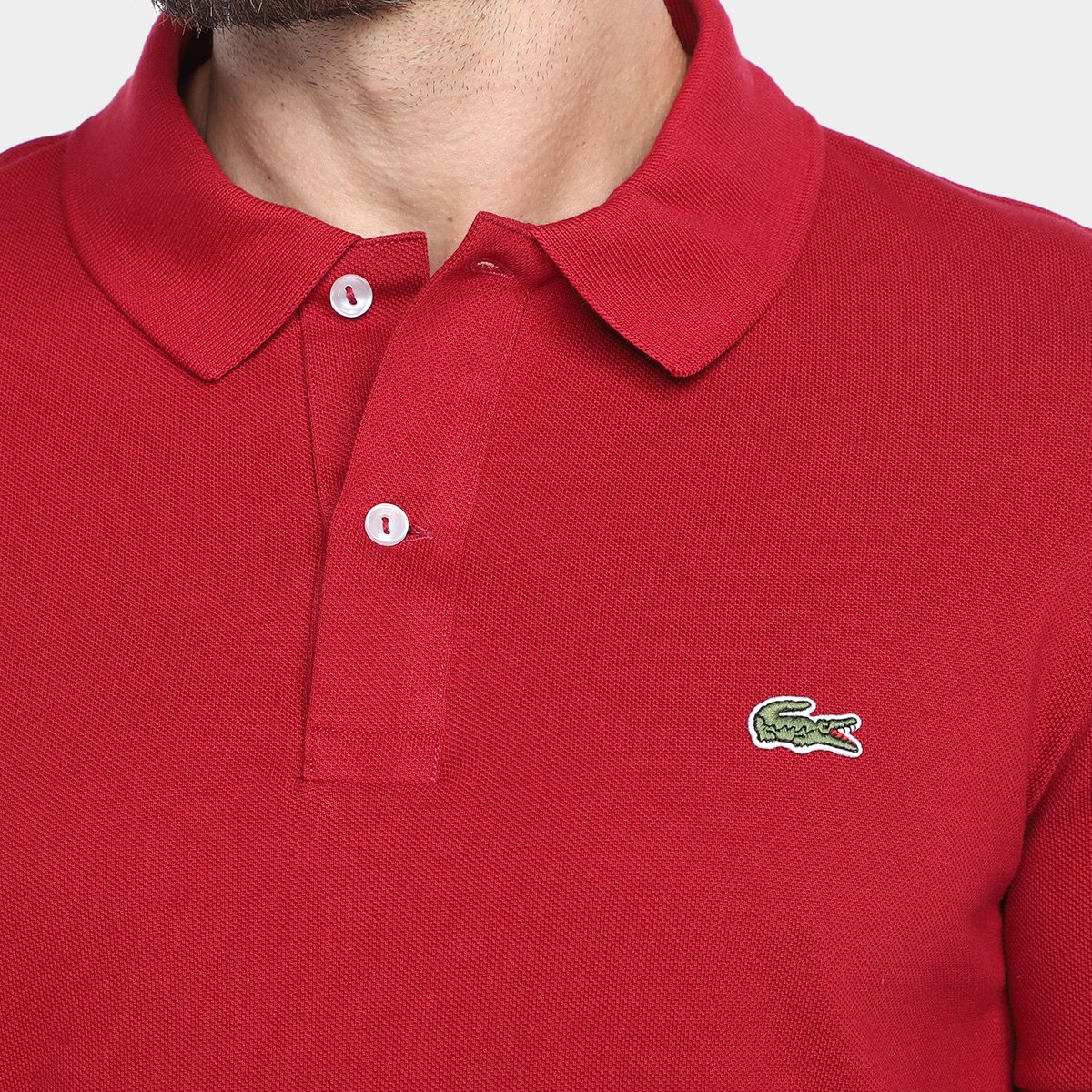 Camisa Polo Lacoste Slim Fit Piquet Masculina - Tam: M - 2