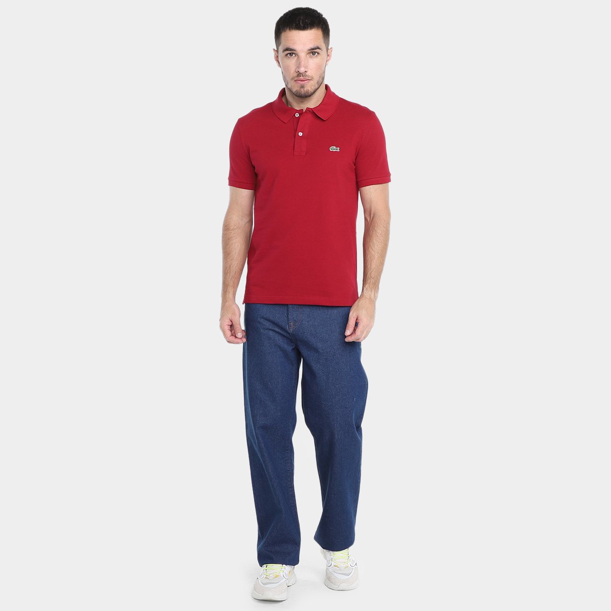 Camisa Polo Lacoste Slim Fit Piquet Masculina - Tam: M - 3