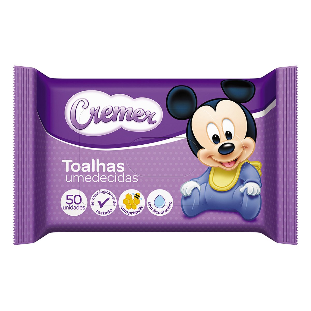 Lenço Umedecido Cremer Disney 50 Unidades