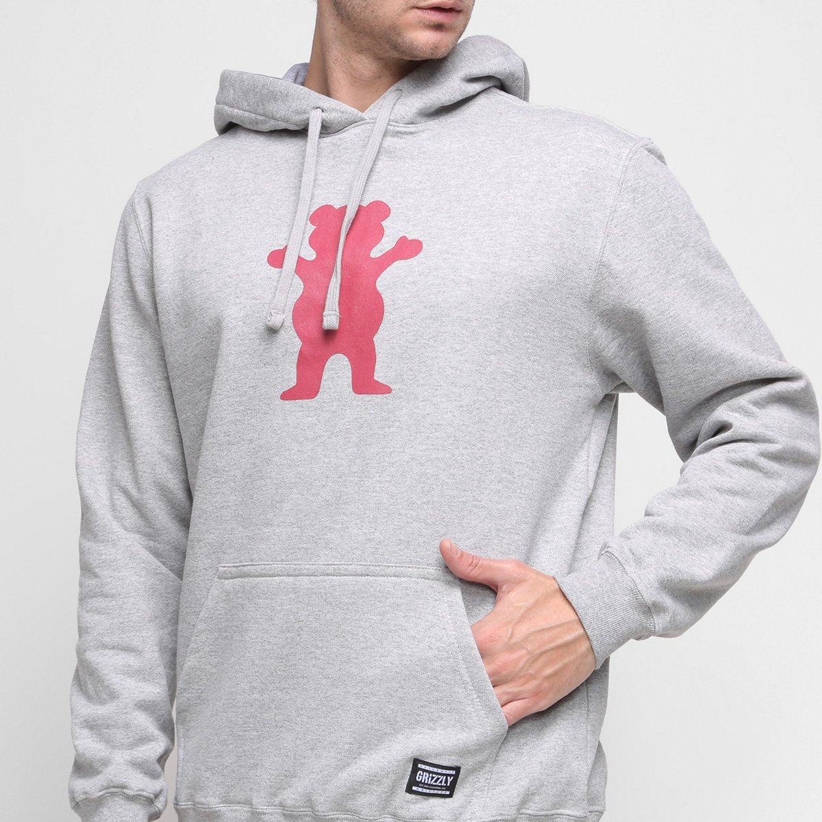 Moletom Grizzly Og Bear Pullover C/ Capuz Masculino - Tam: EEG - 2