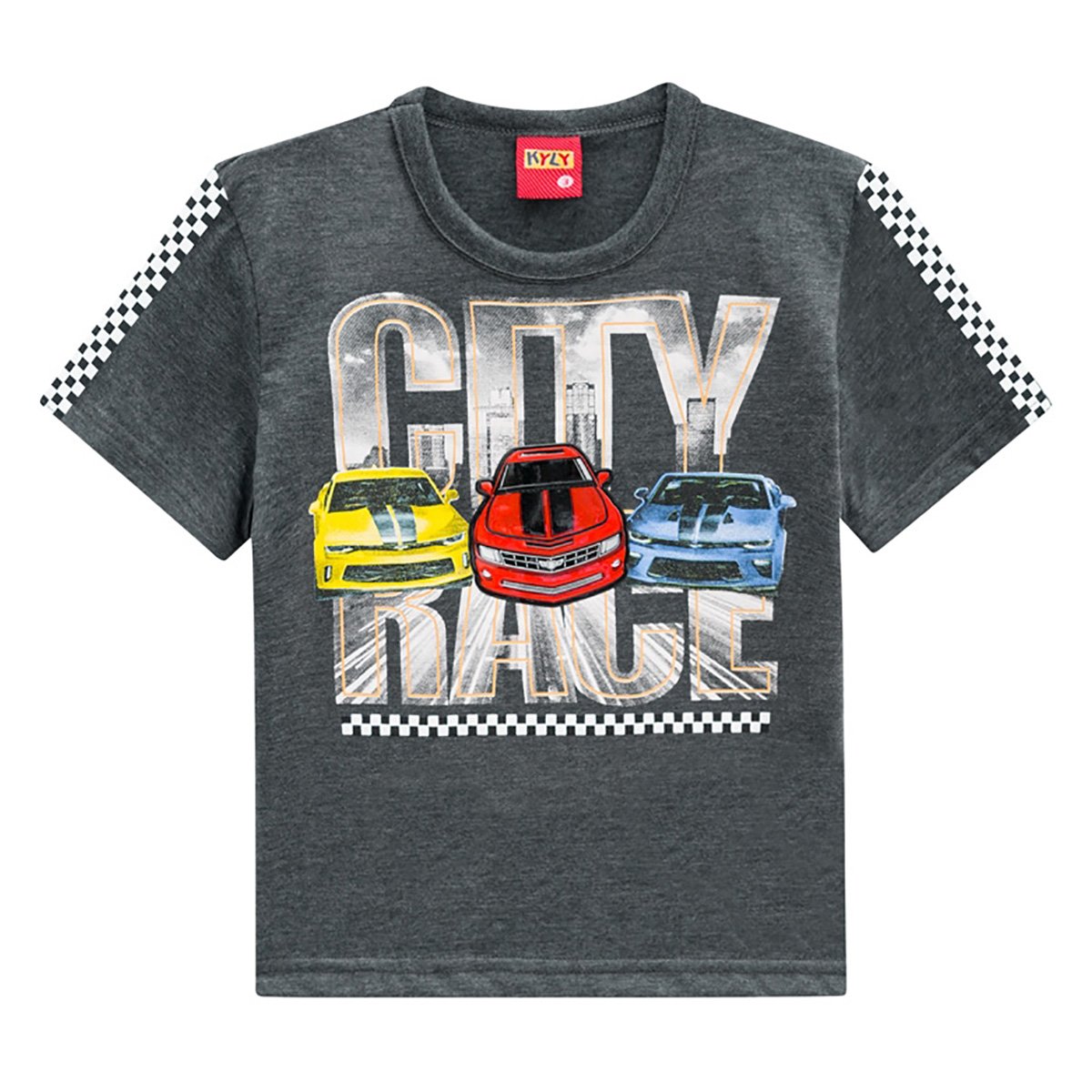 Camiseta Infantil Kyly City Race Masculina
