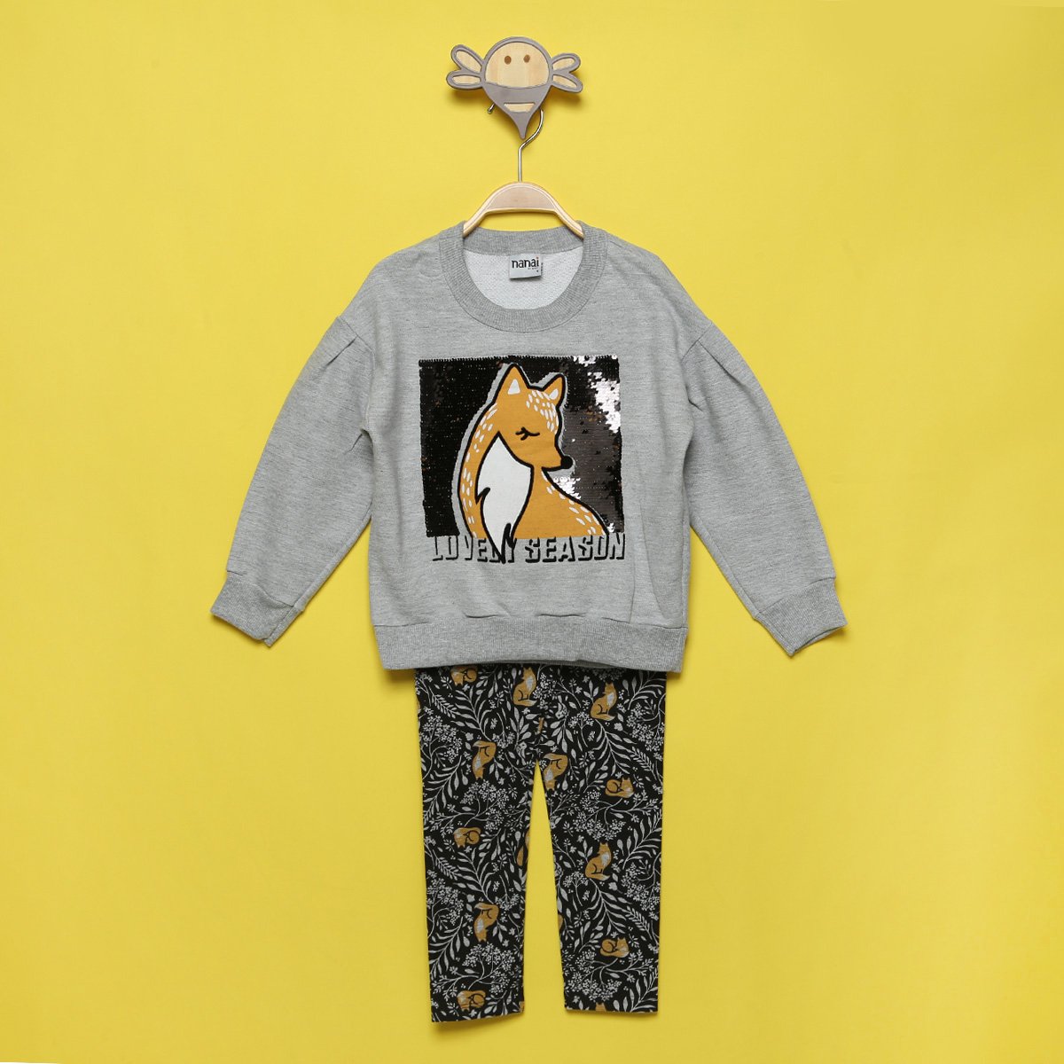 Conjunto Moletom Infantil Nanai Raposa Feminino