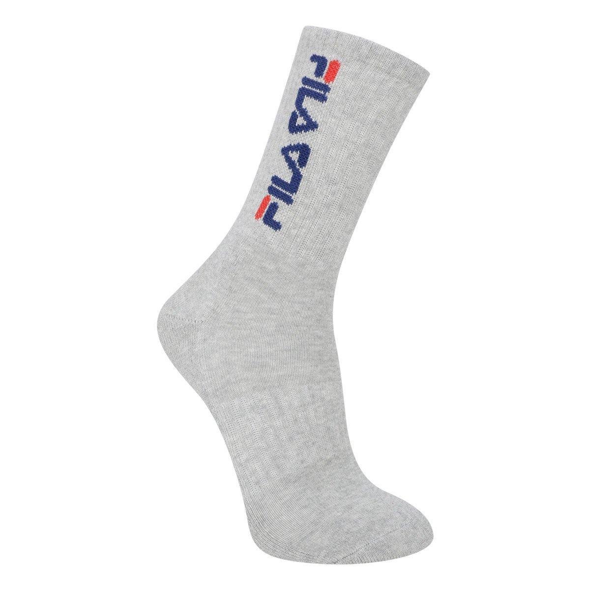 Kit Meia Fila Cano Alto Double Com 3 Pares - Tam: 34/38 - 1