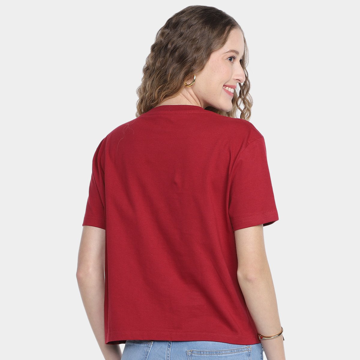 Camiseta Tommy Jeans Linear Feminina - Tam: M - 1
