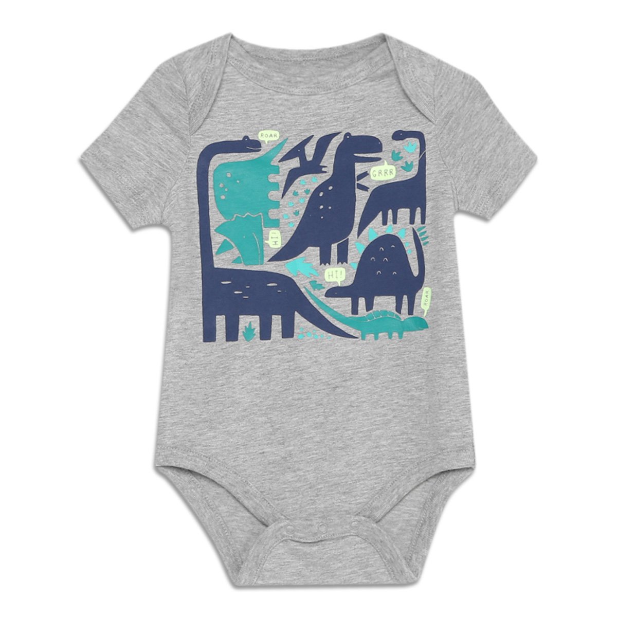 Body Bebê GAP Malha Estampado Masculino