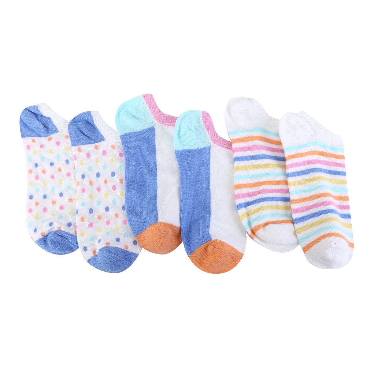 Meia Infantil GAP Sem Cano Fun c/ 3 pares