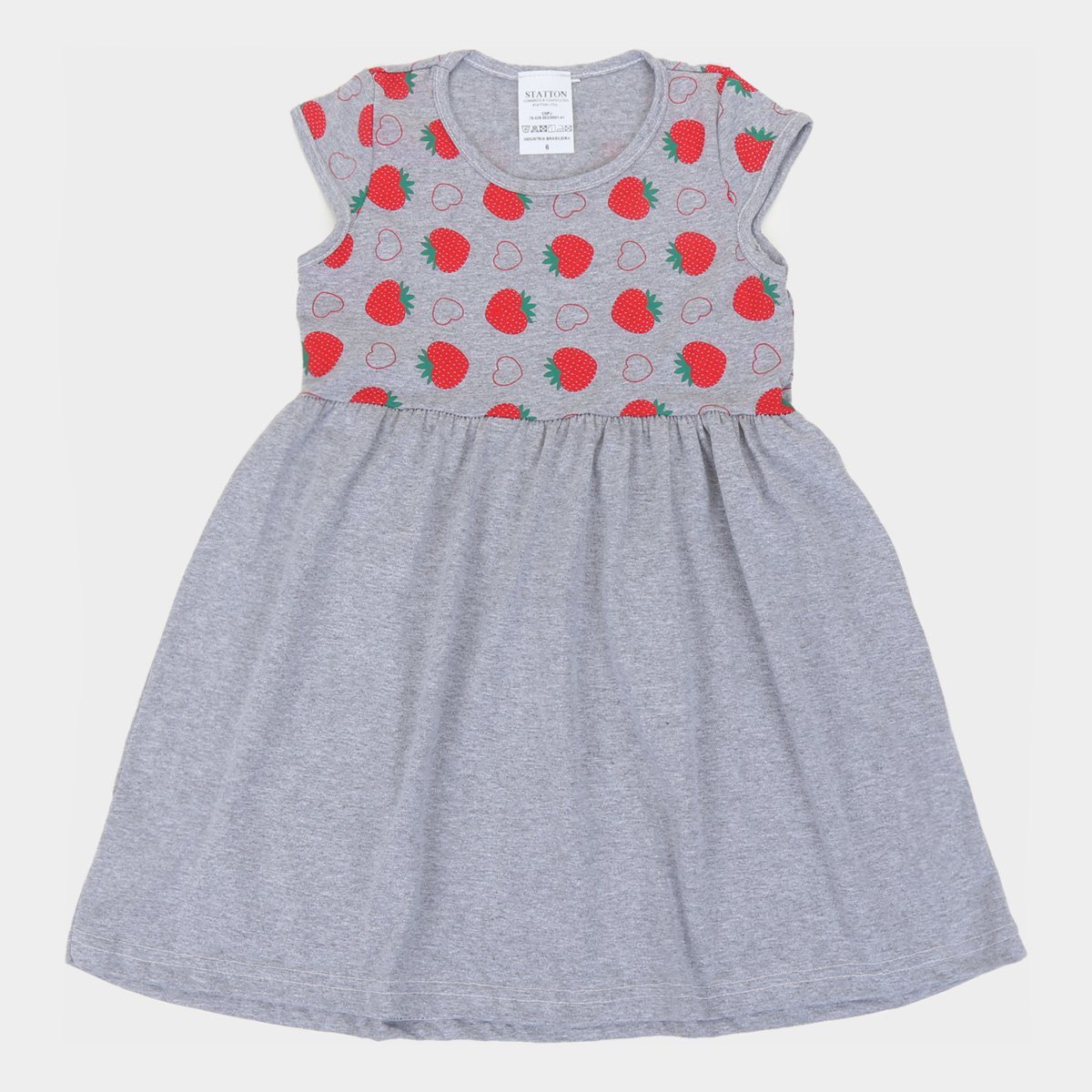 Vestido Infantil Candy Kids Morangos