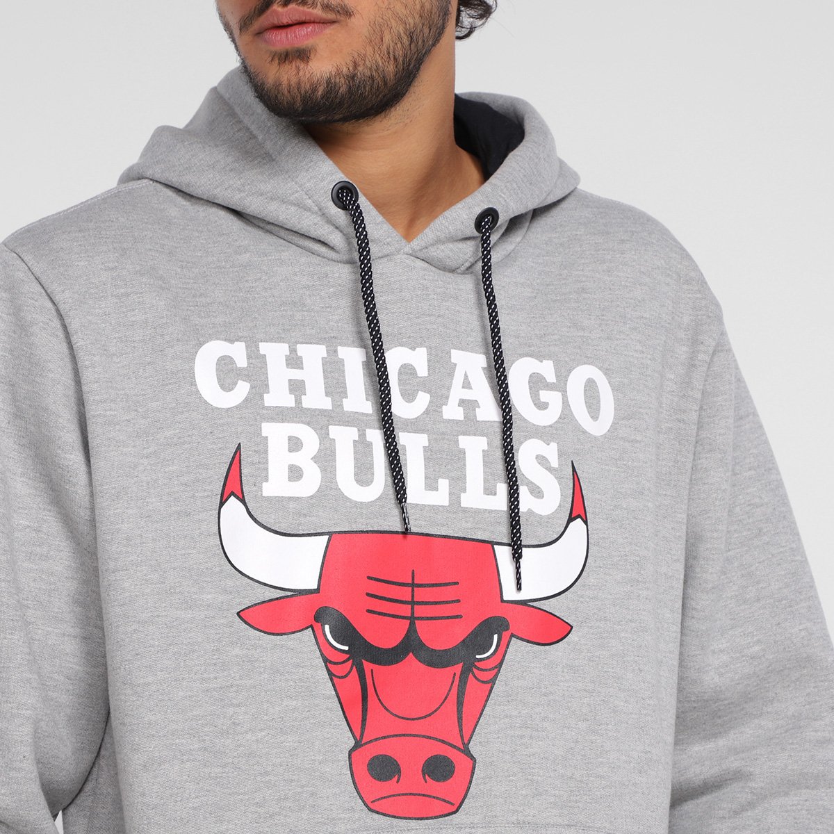 Moletom NBA Chicago Bulls Canguru Masculino - Tam: G - 2