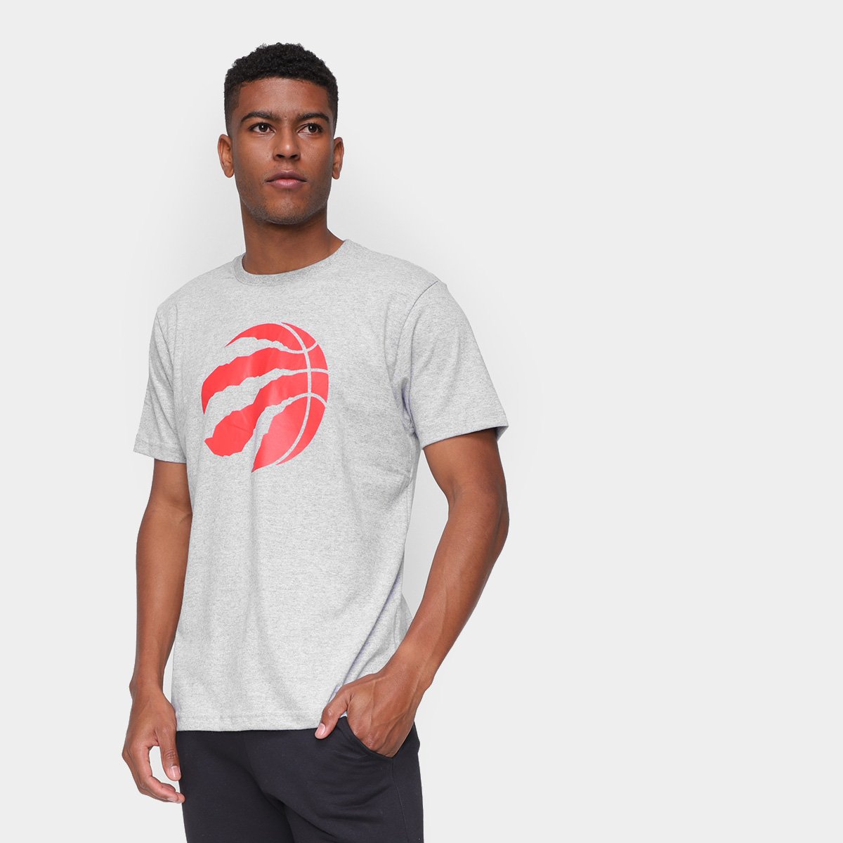Camiseta NBA Toronto Raptors Logo Masculina