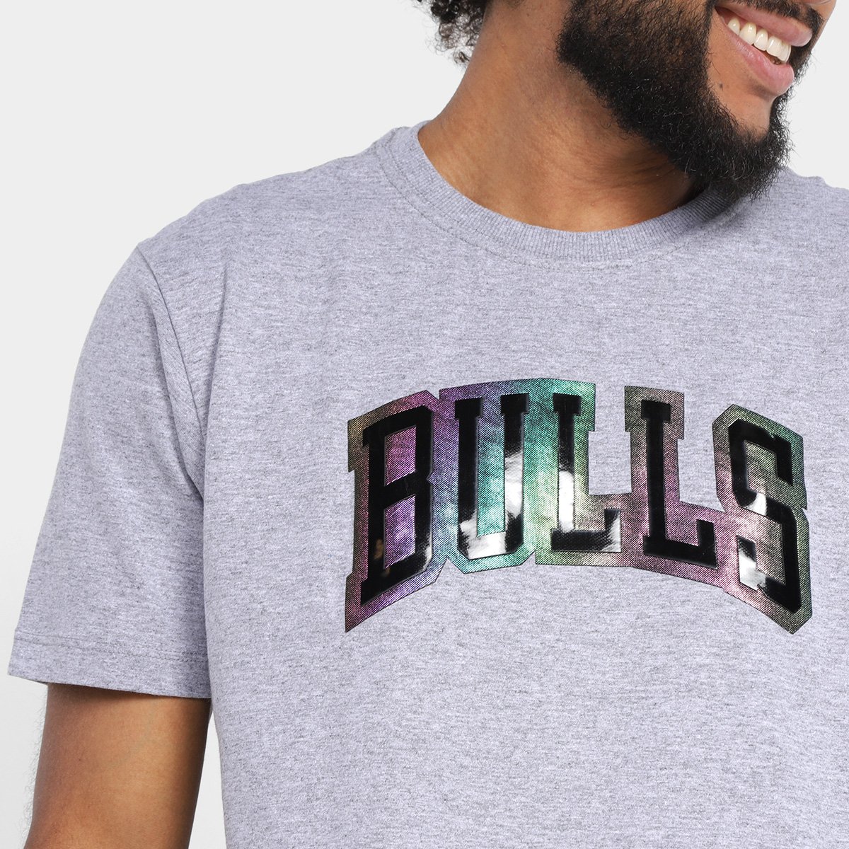 Camiseta NBA Chicago Bulls Hgfraphic Masculina - Tam: P - 2