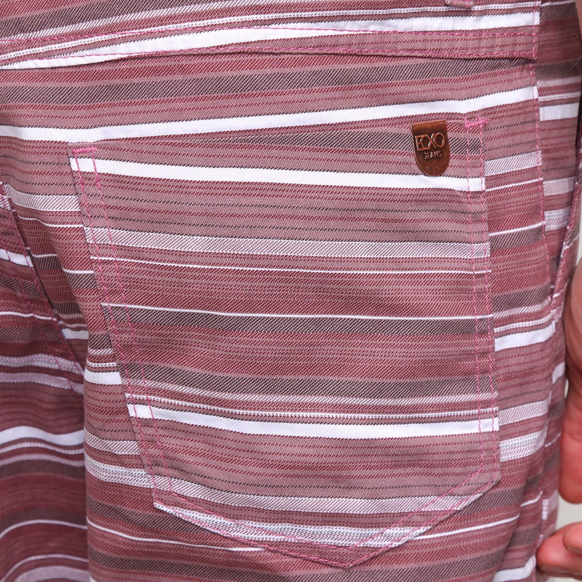 Bermuda Ecxo Listrada Masculina - Tam: 36 - 2