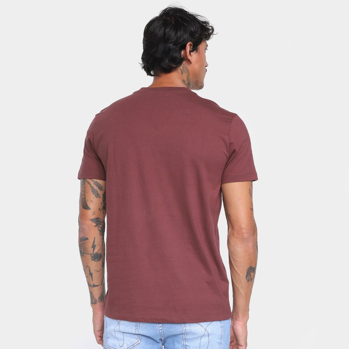Camiseta Calvin klein Embossing Masculina - Tam: M - 1