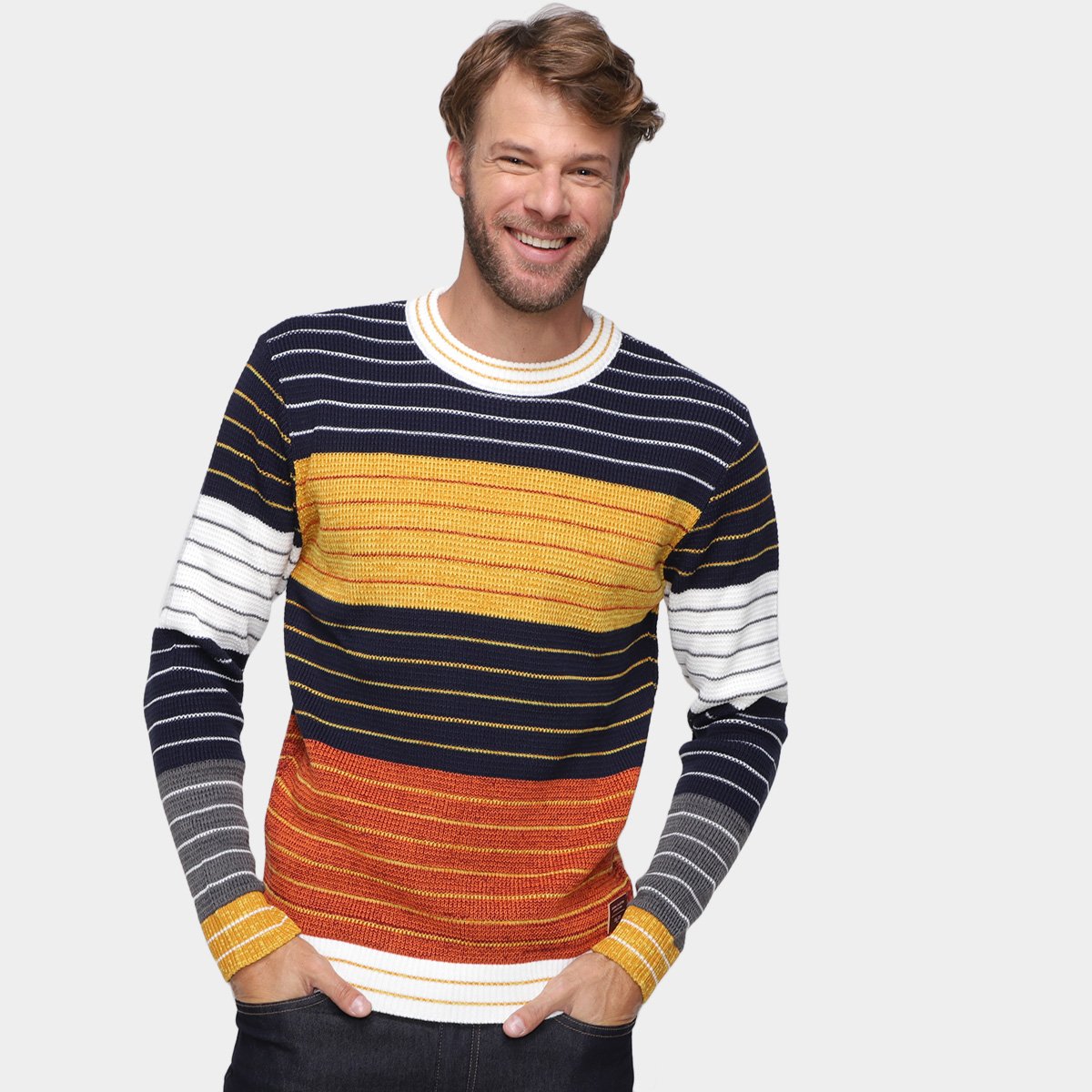 Tricô Colcci Listrado Masculino