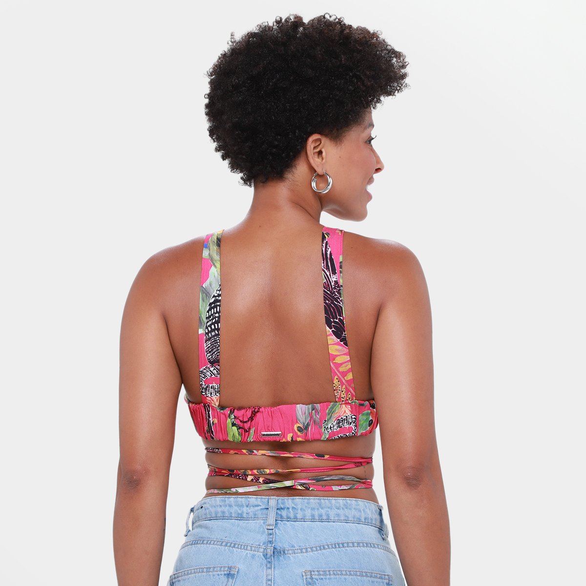 Top Transpassado Colcci Estampado Feminino - Tam: M - 1