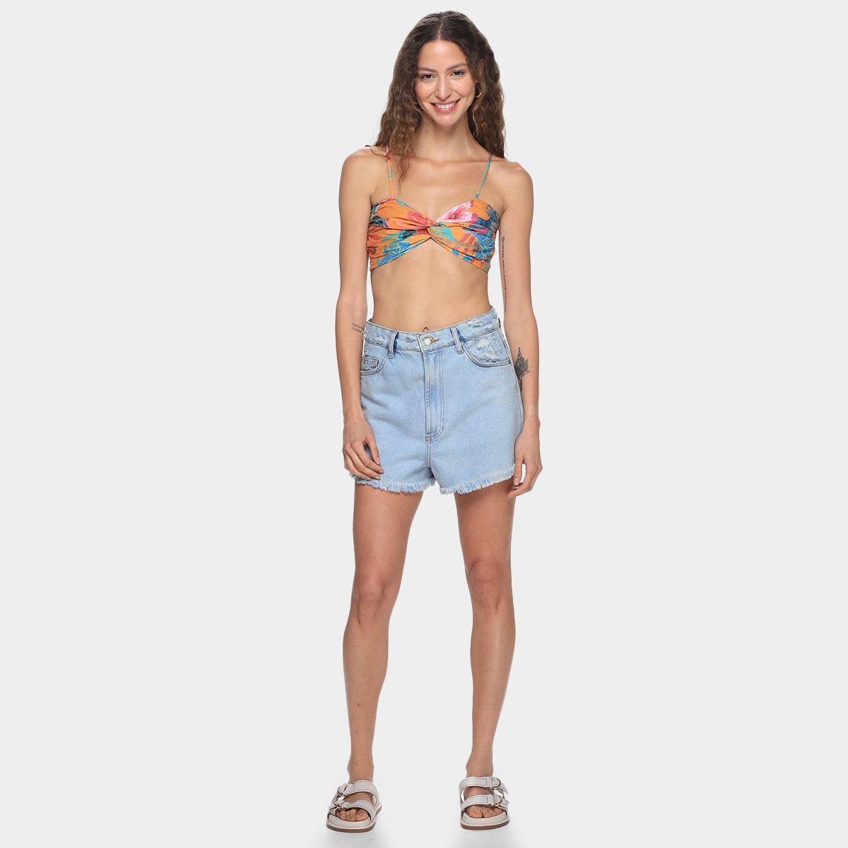 Top Colcci Estampado Feminino - Tam: P - 3