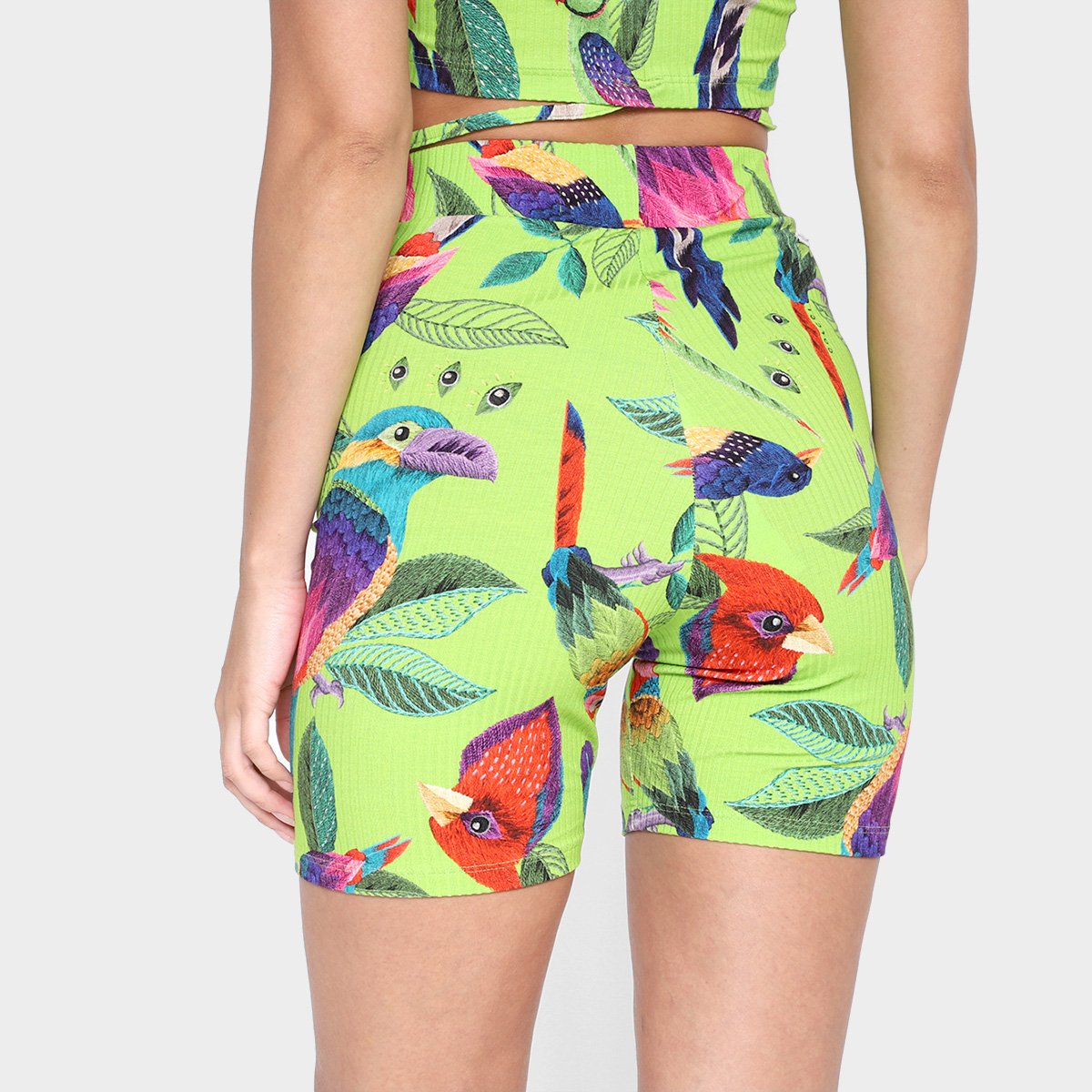 Shorts Ciclista Colcci Estampado Feminino - Tam: P - 2