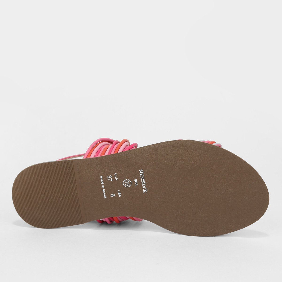 Rasteira Shoestock Color Tiras - Tam: 36 - 5