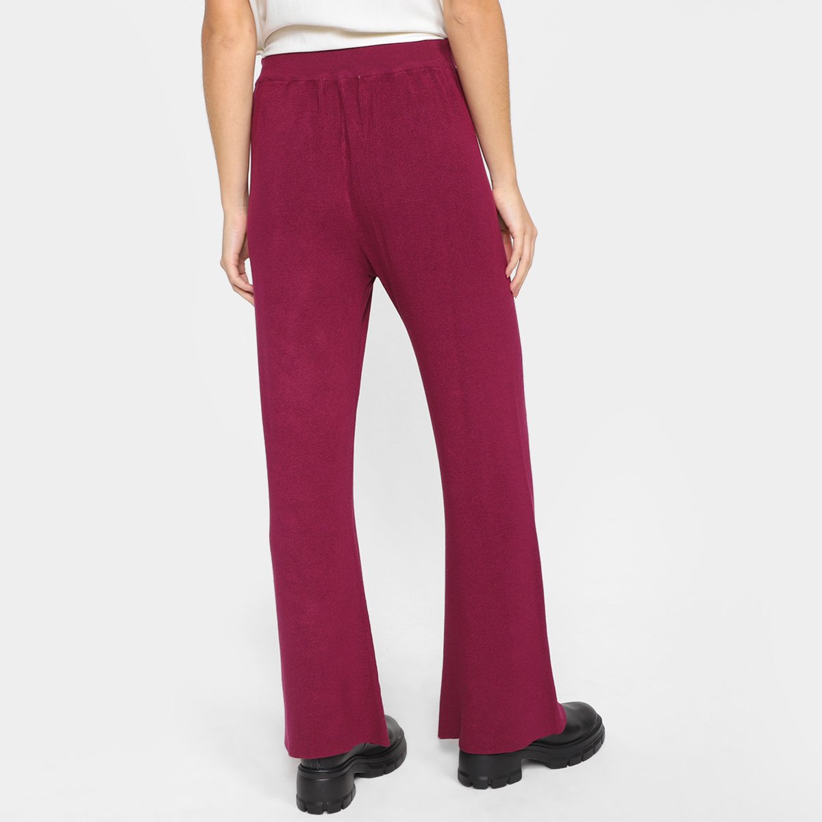 Calça Dzarm Flare Cintura Alta Feminina - Tam: P - 2
