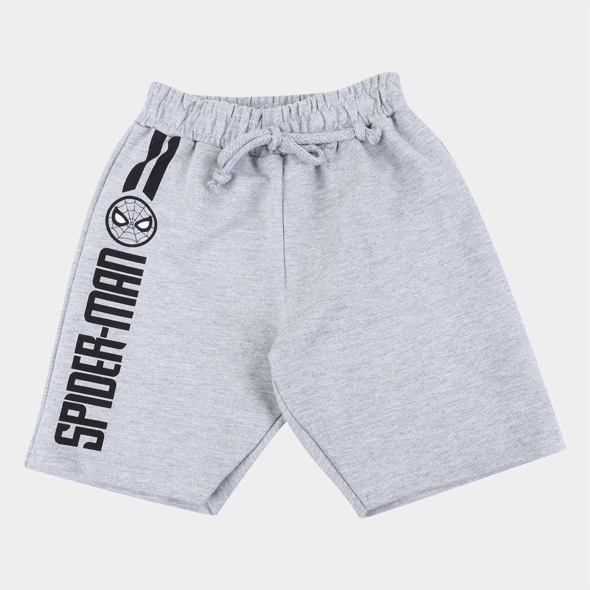 Bermuda Infantil Moletinho Marvel Spider Man Masculina