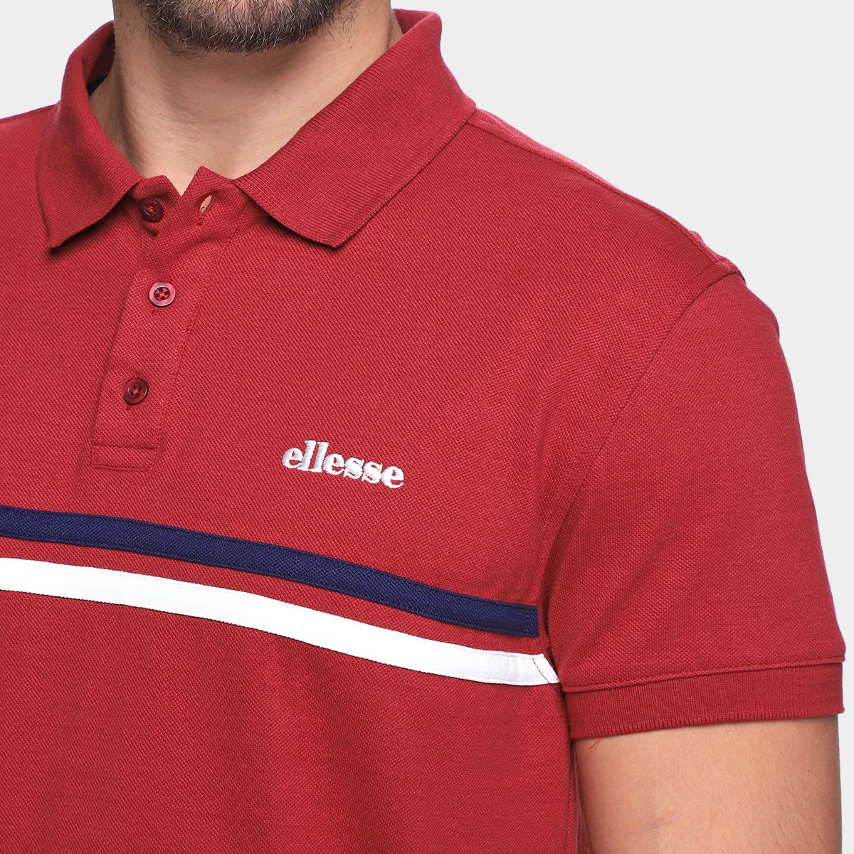 Camisa Polo Ellesse Recorte Masculino - Tam: P - 2