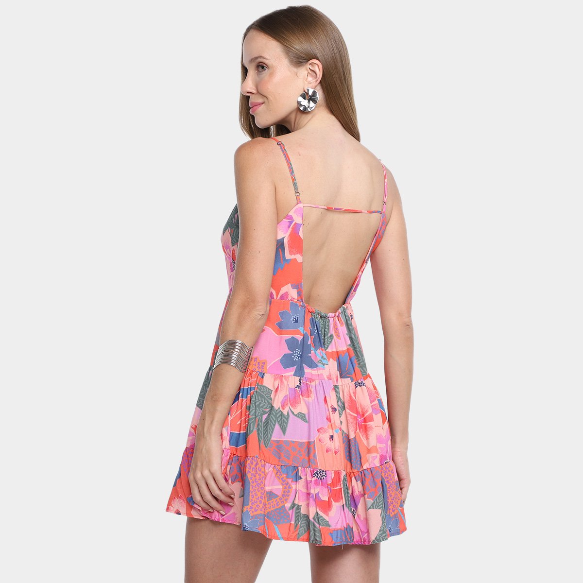 Vestido Farm Curto Floresta Florida 334816 Feminino - Tam: M - 1