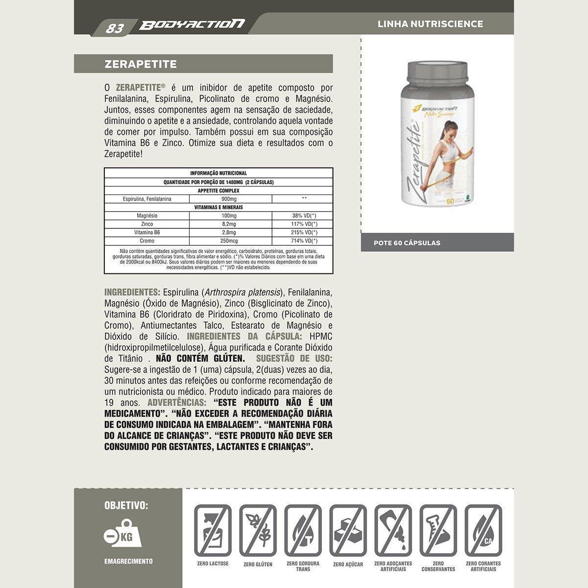 Zerapetite Body Action 60 Cápsulas - 1