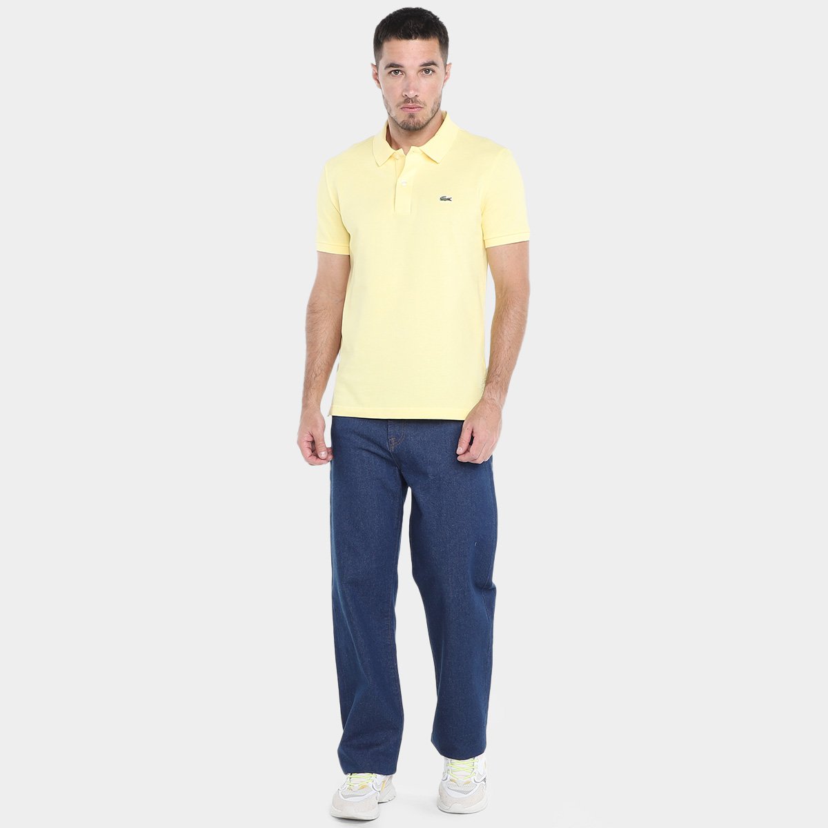 Camisa Polo Lacoste Slim Fit Piquet Masculina - Tam: P - 3