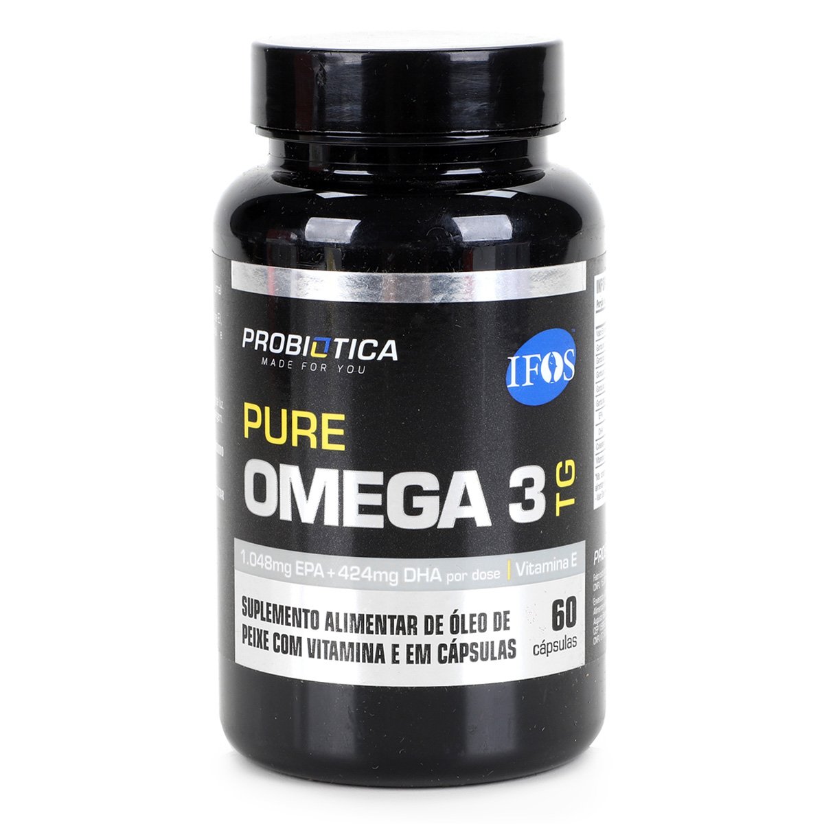 Pure Omega 3 Tg Probiótica 60 Cápsulas