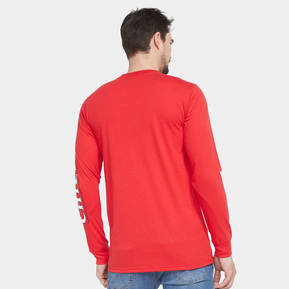 Camiseta Nike NFL Kansas City Chiefs Fashion Manga Longa Masculina - Tam: P - 1