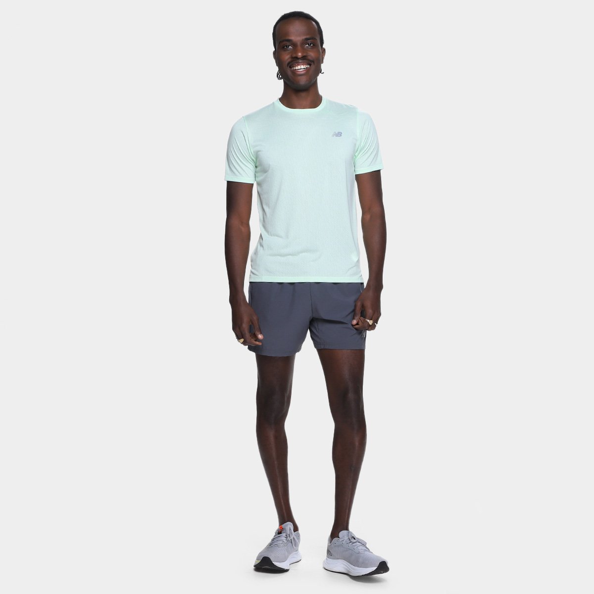 Camiseta New Balance Atlhetics Run Masculina - Tam: M - 4