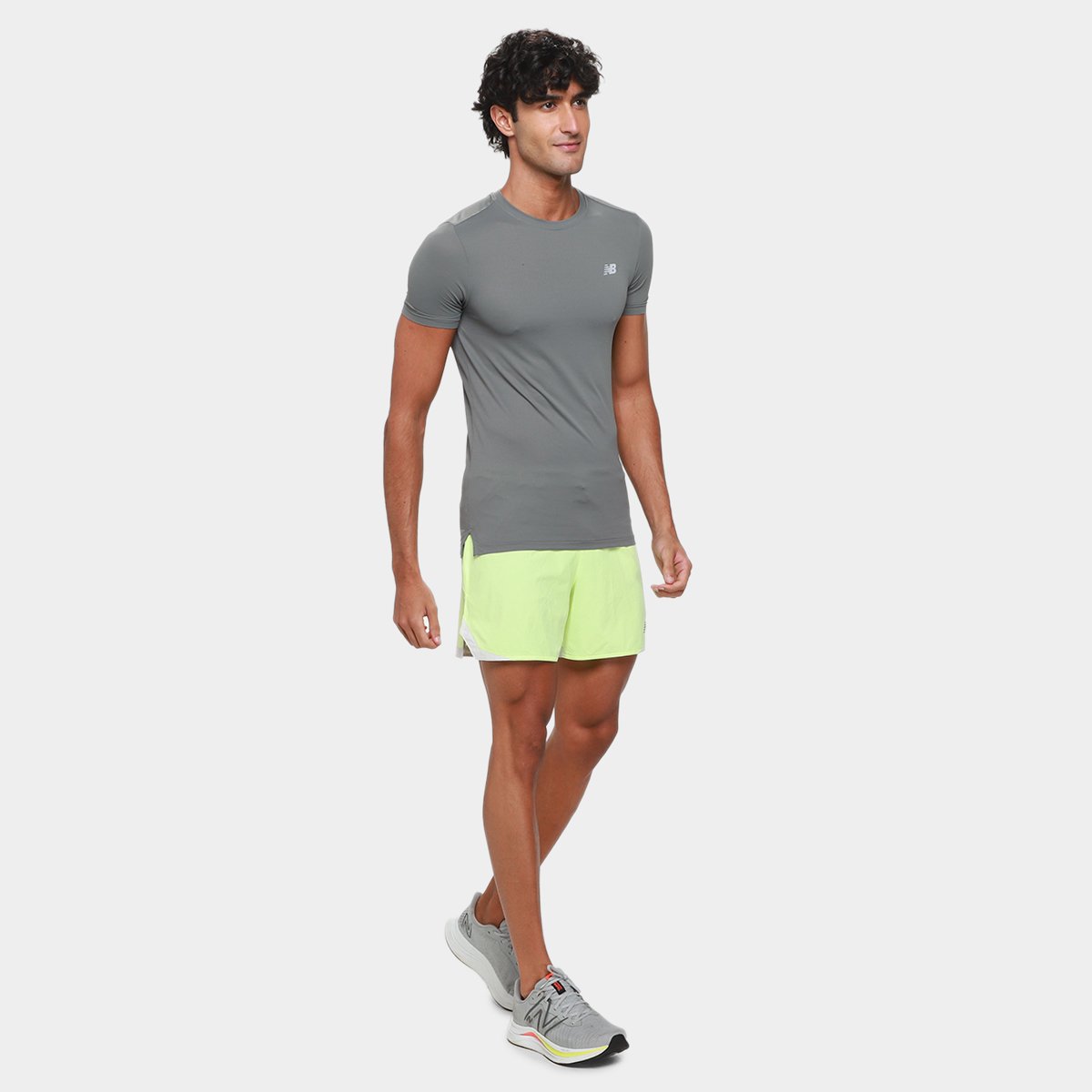 Shorts New Balance Rc Essential 5 Masculino - Tam: P - 4