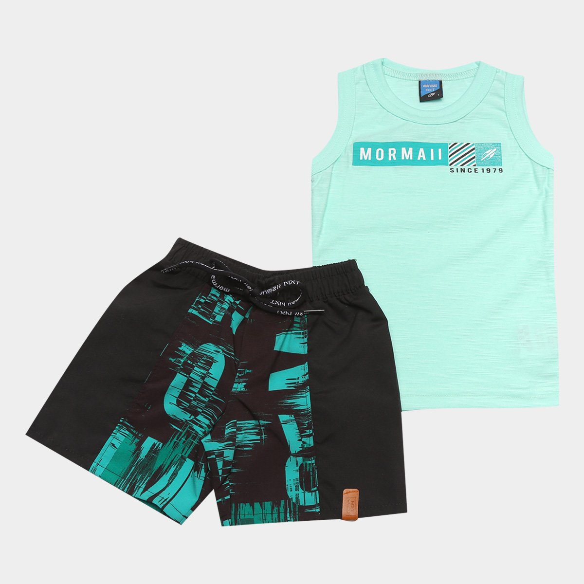 Conjunto Infantil Mormaii Regata 1979 + Bermuda Estampada Masculino