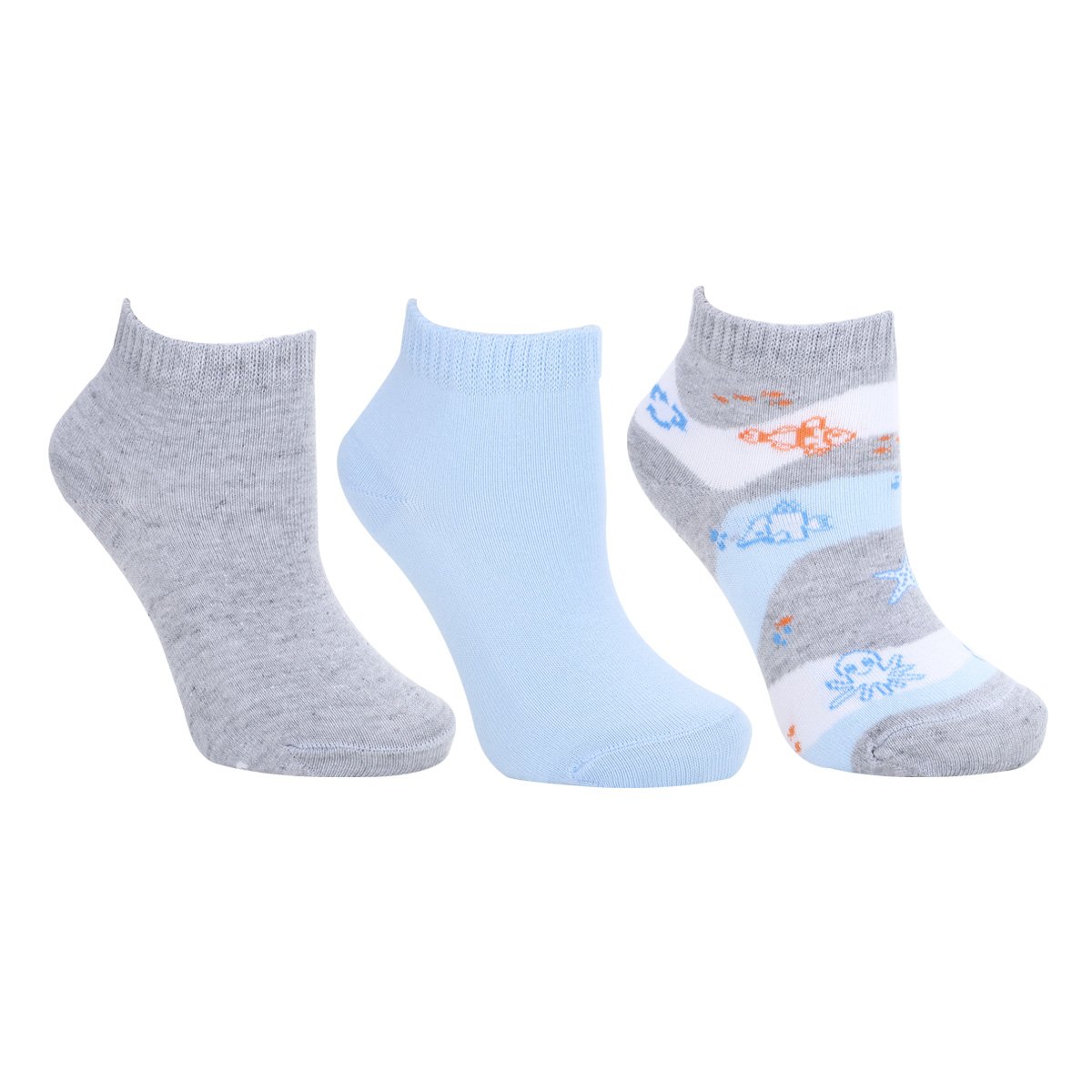 Kit Meia Infantil Lupo Cano Médio 3 Peças