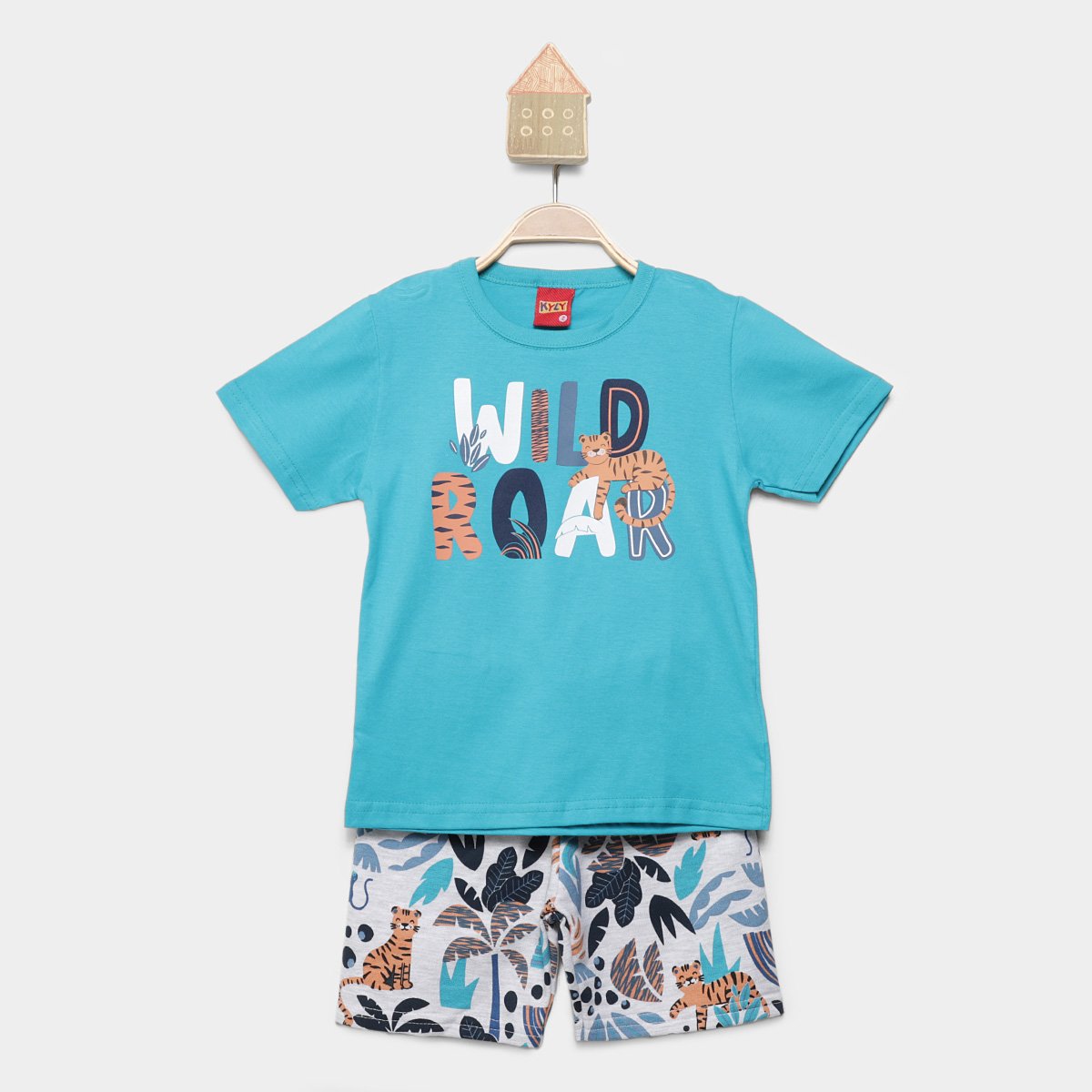 Conjunto Curto Infantil Kyly Estampado Menino